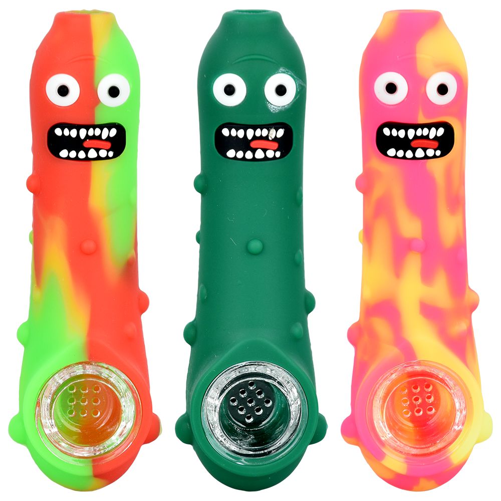 Pickle Richard Silicone Hand Pipe – 4.5″ / 10CT