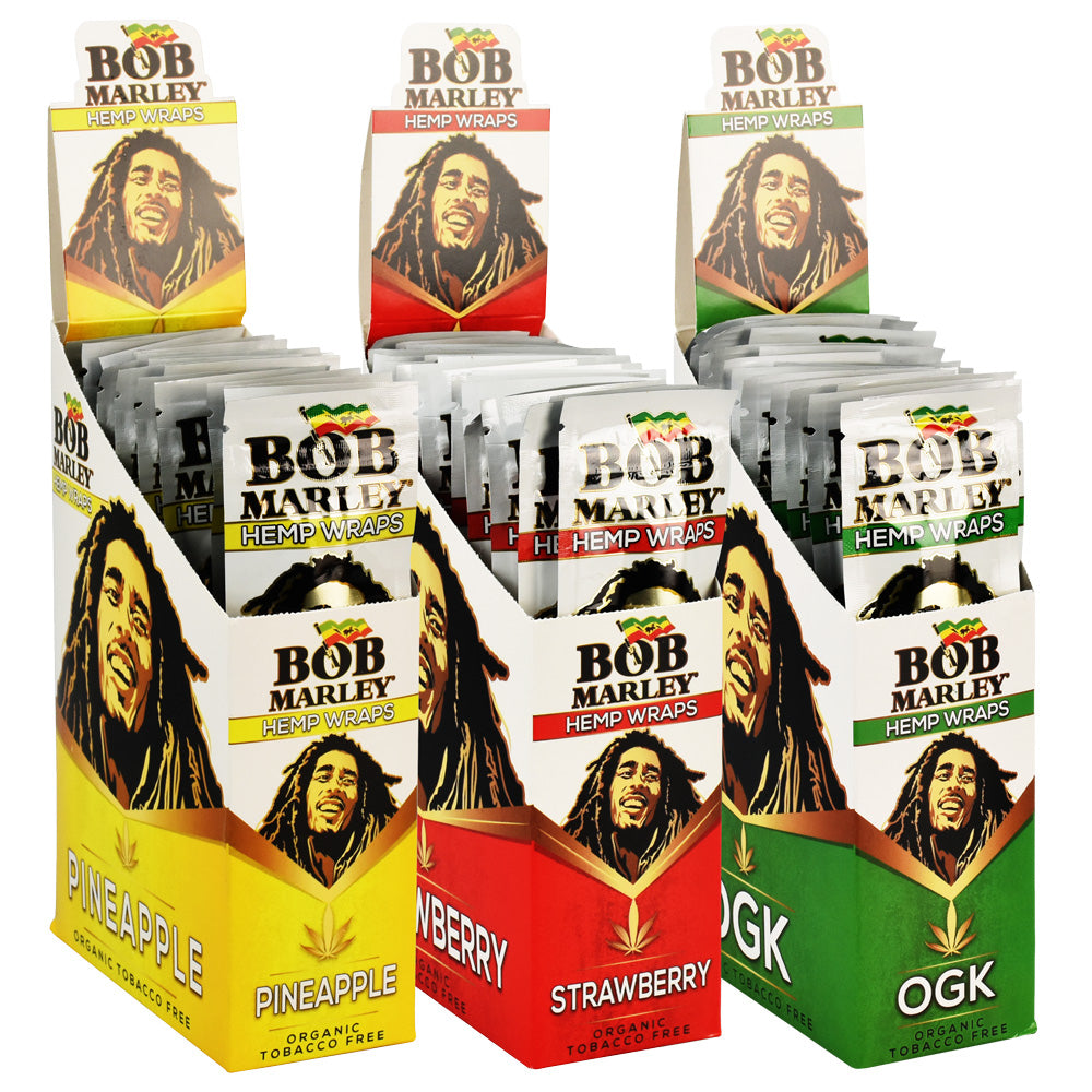 Bob Marley Hemp Wraps – 2pk 25pcs