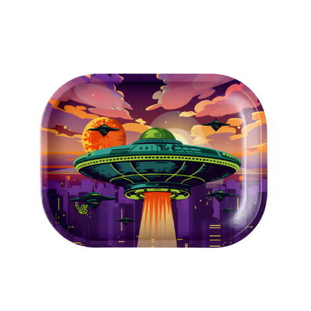 Alien Invasion Metal Rollin' Tray