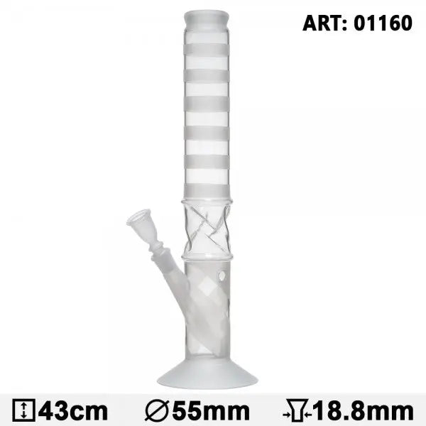 Trippy Sand Glass Bong Water Pipe 17″