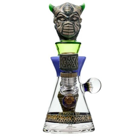 Calibear Etch Dab Rig V2 with Slitted Cut Perc & Thick Glass