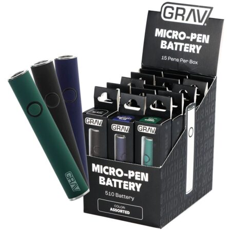 GRAV Micro Pen Variable Voltage Battery – 130mAh / 15ct