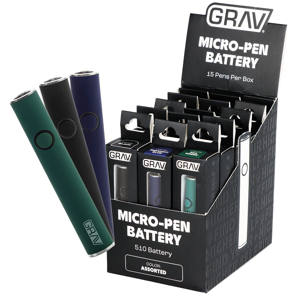 GRAV Micro Pen Variable Voltage Battery – 130mAh / 15ct