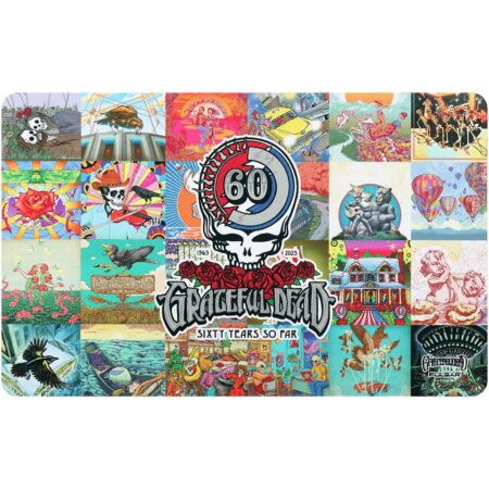 Grateful Dead x Pulsar DabPadz Fabric Top Dab Mat – 60th Anniversarry / 16″x10″