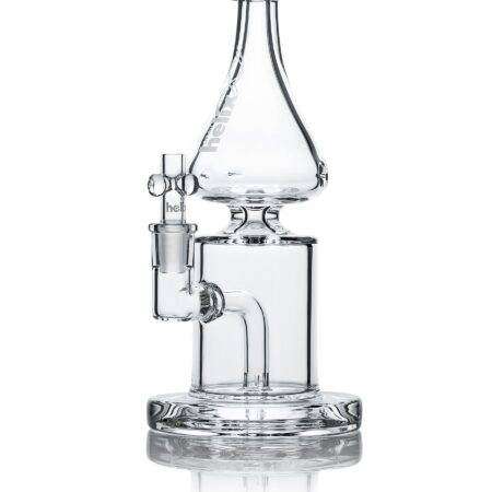Helix™ Clear Straight Base w/ Fixed Downstem Water Pipe