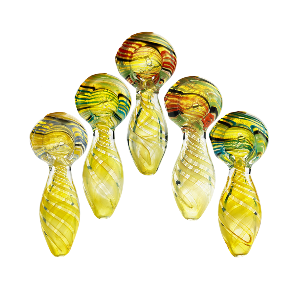 Artisan 3-Inch Fumed Glass Spoon Pipe