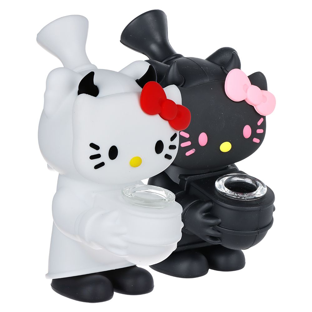 Hello Kitty Silicone Bubbler – 5.5