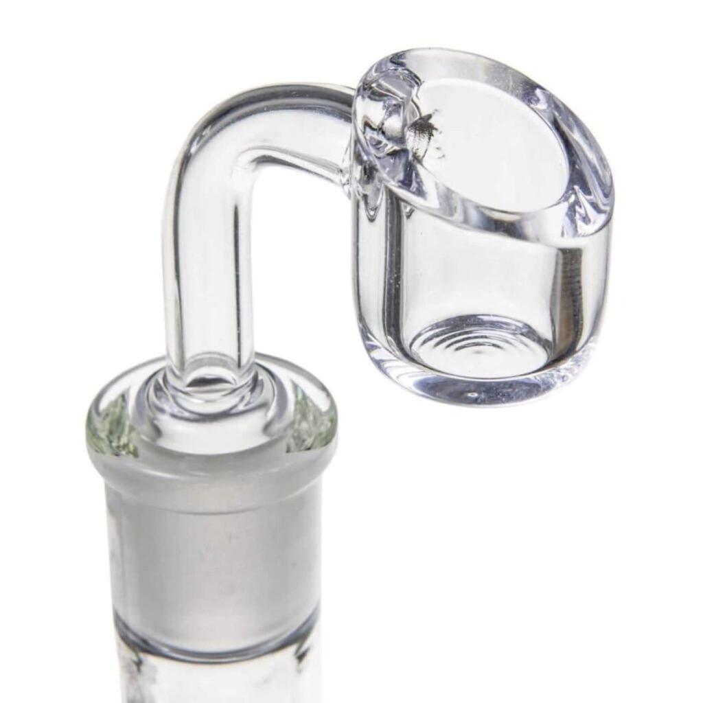Durable 4mm Quartz Bangers Retain Heat Longer 90 Degree Joint Options