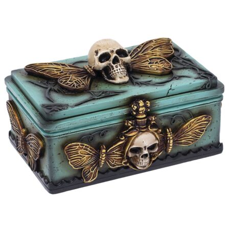 Fujima Death’s Head Moth Sarcophagus Resin Stash Box – 5.5″x 4″