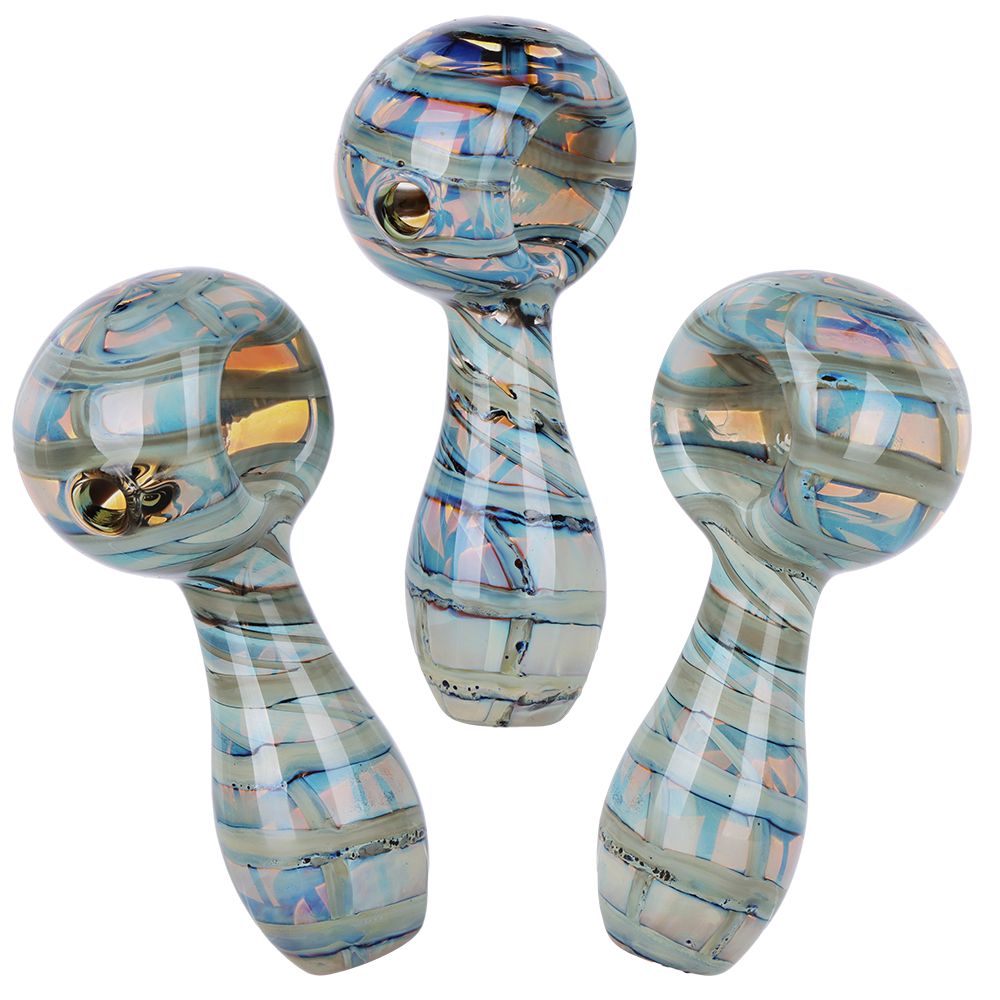 Tranquil Terra Glass Spoon Pipe – 3.25″ / Colors Vary