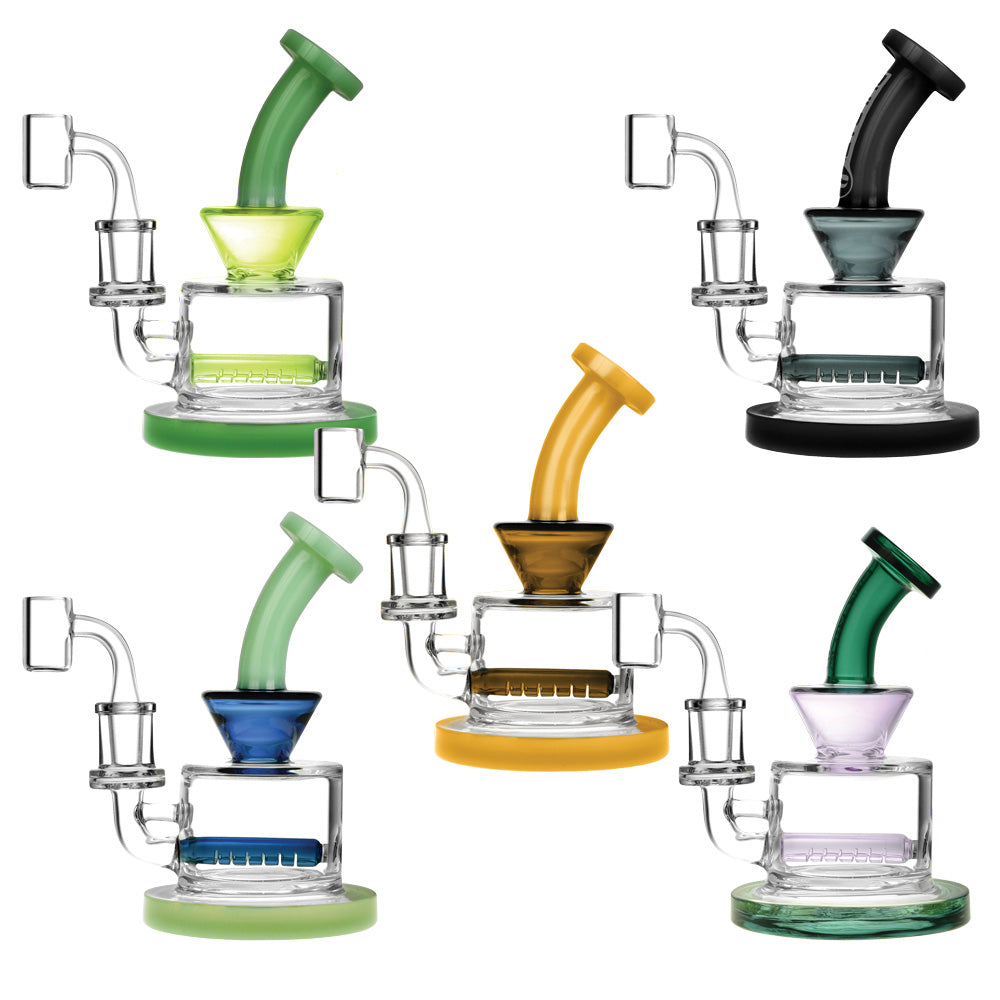 Pulsar Mini Inline Perc Rig – 6.5″ / 14mm F / Colors Vary
