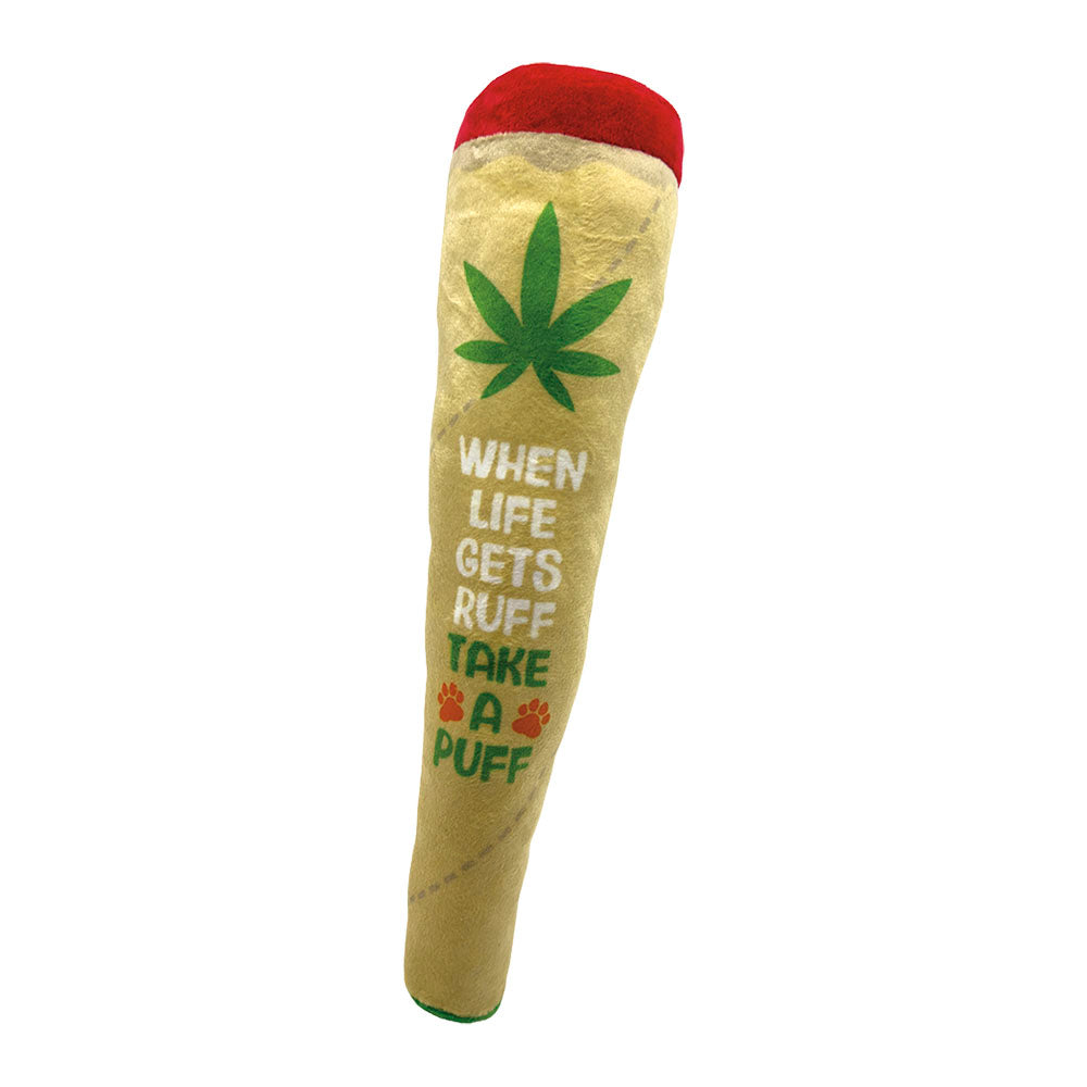 Stoned Puppy Joint Squeaky Dog Toy – 12″