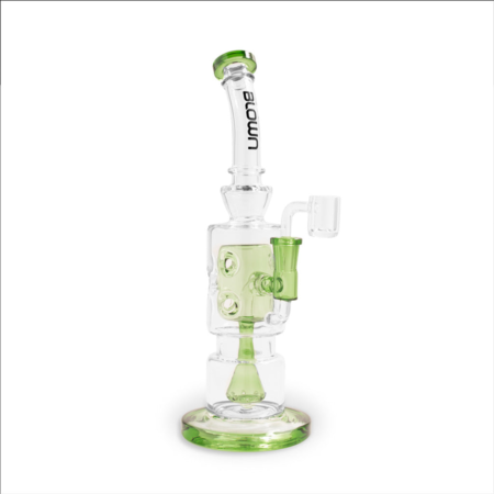BLOWN Glass Goods ALPHA 12in Rig w/ Drip Perc Fab Egg Mid