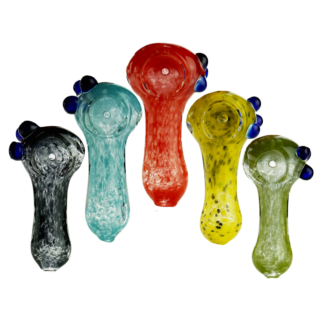 Vibrant Frit Glass Herbal Hand Pipe