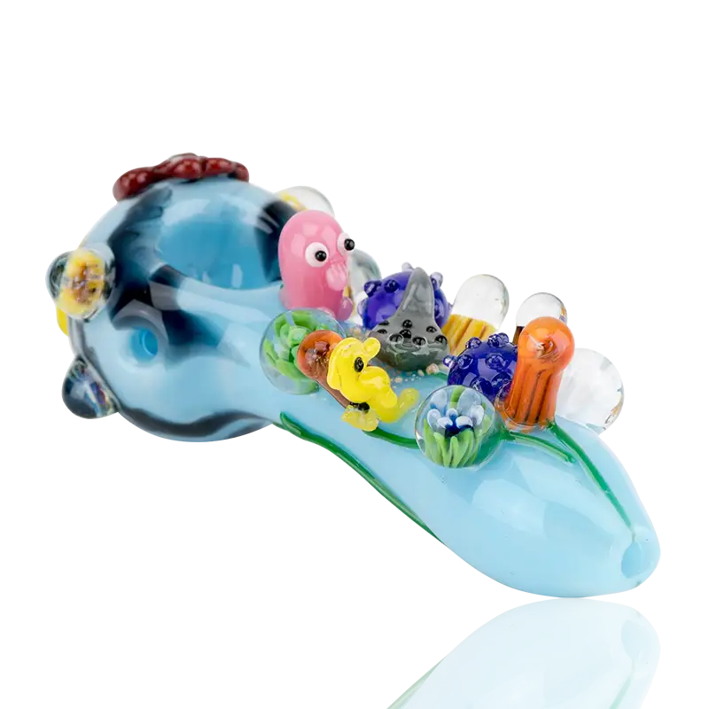 Empire Glassworks Great Barrier Reef Spoon Pipe