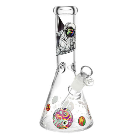 Pulsar Full Wrapped Beaker Water Pipe -10.5"/14mm F/Psychedelic Spaceman