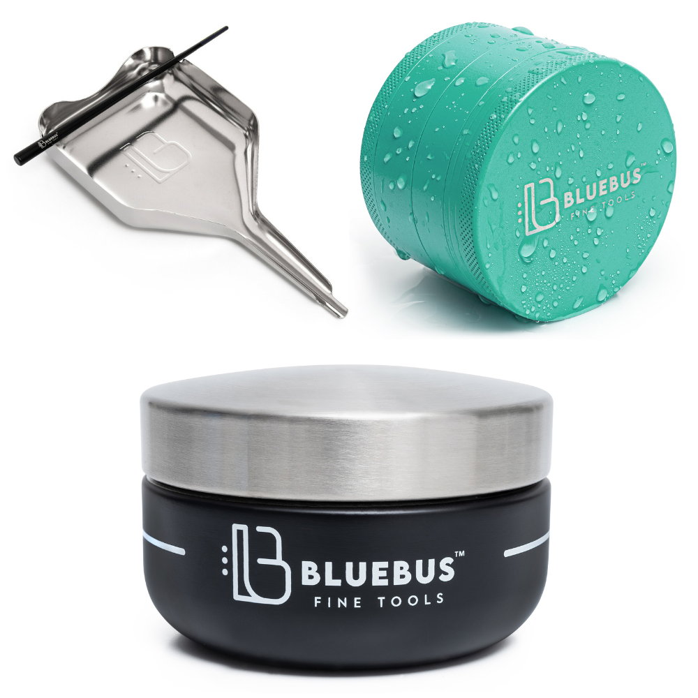 TIGER Cone Loader + GC 2.5″ Ceramic Grinder + BUNKER Airtight Jar Bundle