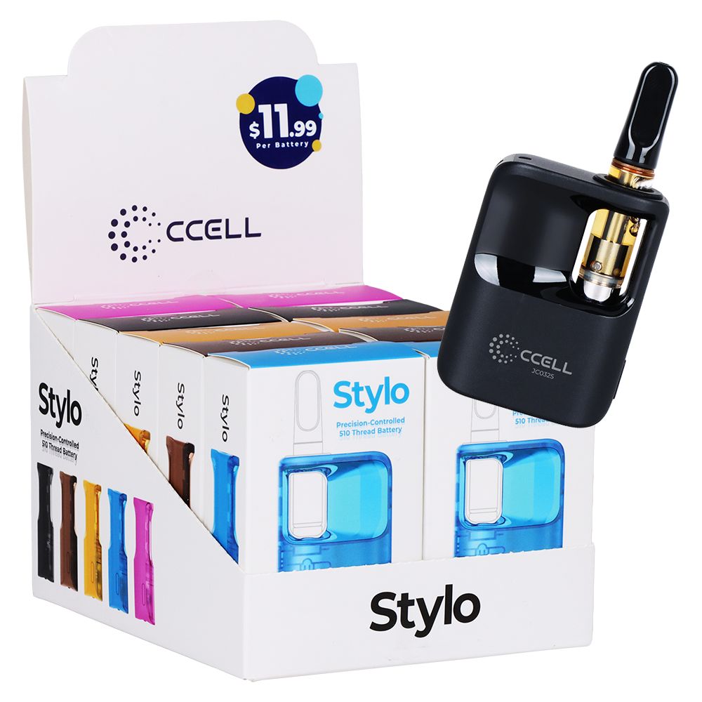 CCELL Stylo 510 Variable Voltage Vape Battery – 500mAh / 10ct