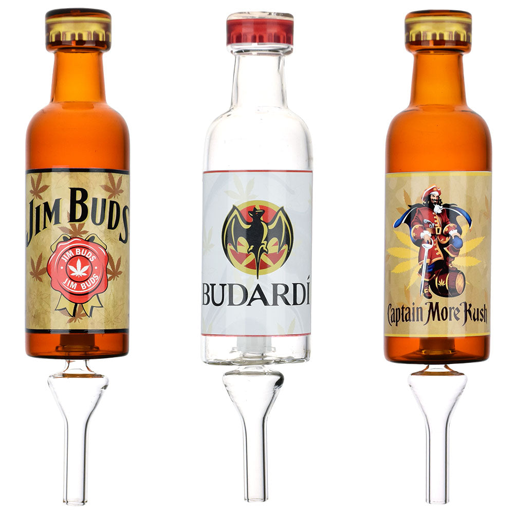 Dabtized Liquor Bottle Bubbler Dab Straw | 10mm F | 7.25″