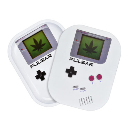 Pulsar Mini Metal Rolling Tray w/ Lid – Weedboy / 7″x5.5″