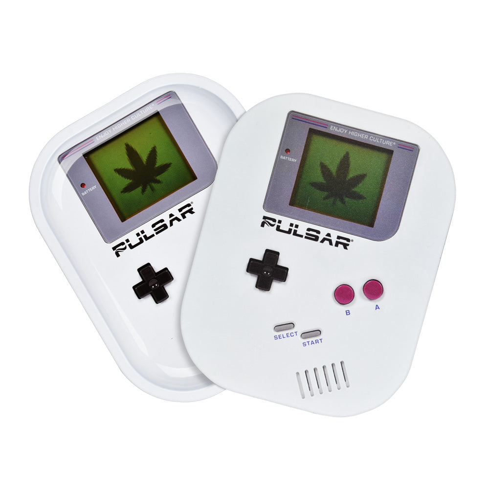 Pulsar Mini Metal Rolling Tray w/ Lid – Weedboy / 7″x5.5″