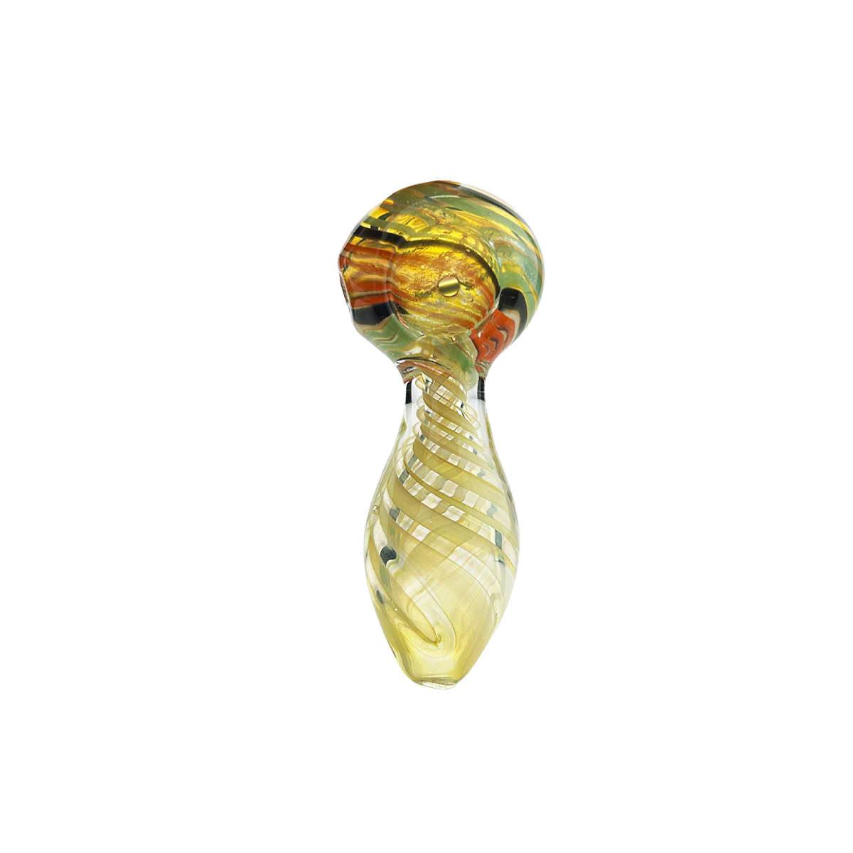 Artisan 3-Inch Fumed Glass Spoon Pipe - Image 6