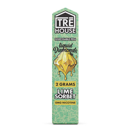 SWEDEN - Vape - Pen - Liquid Diamonds - Lime Sorbet - 0mg - Nic - 2g - (12 x 10 Pack) - 120pc MC