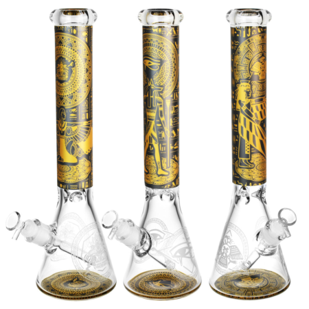 Ancient Cultures Beaker Water Pipe - 15.5"/14mm F/Designs Vary