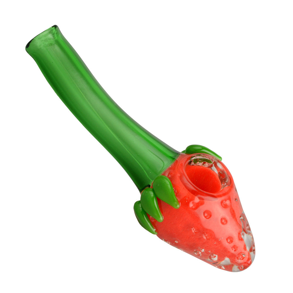 Strawberry Blossom Glass Hand Pipe – 5.5″
