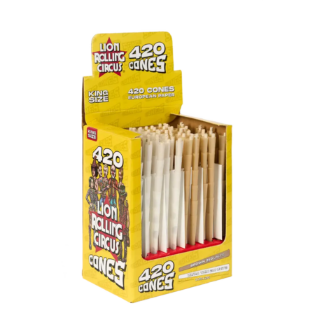 Lion Rolling Circus Bulk Cones 420 Mixed Paper Edition