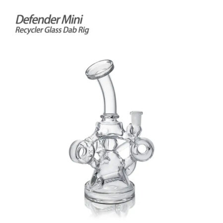 Defender Mini Glass Dab Rig for Smooth Hits and Durability