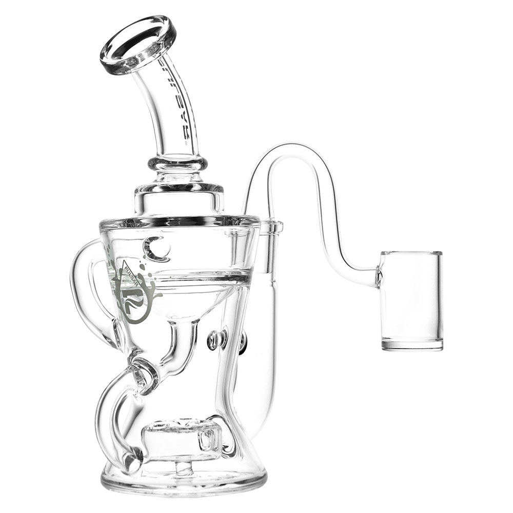 Pulsar Enchanted Double Chamber Recycler Rig – 7″ / 14mm F / Clear