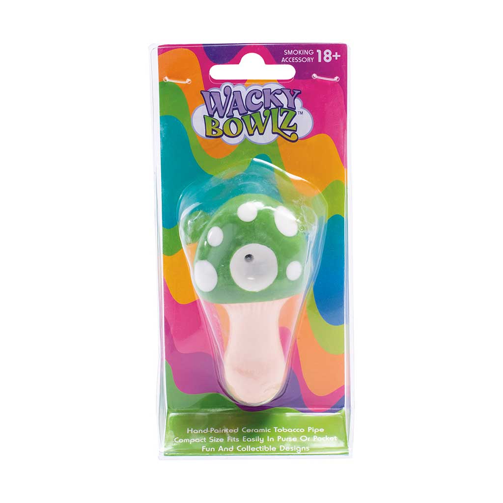 MUSHROOM CERAMIC PIPE – WACKY BOWLZ