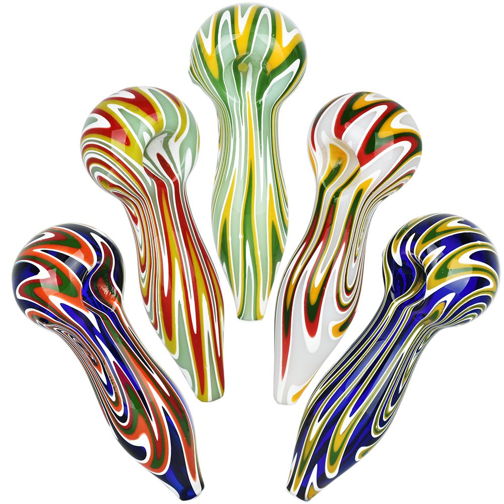 Eternal Flame Glass Spoon Pipe – 5″ / 10ct