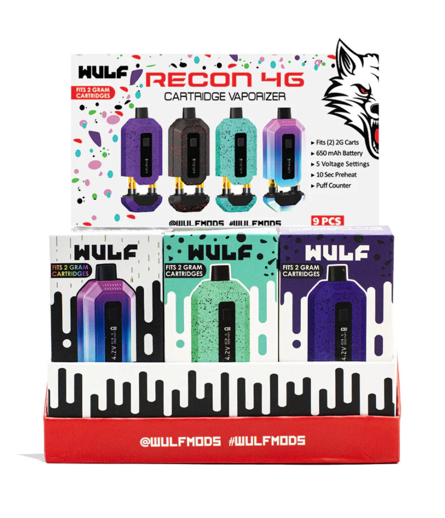 Wulf Recon 4G Dual Cartridge Vaporizer Multi-Pack