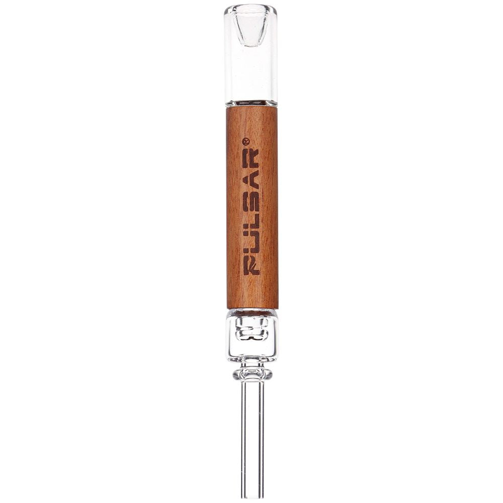 Pulsar Quartz & Rosewood Deco Dab Straw – 5.75″