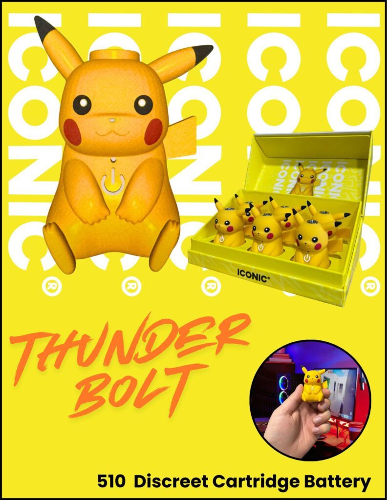 Pika Yellow 510 Battery – 6 Pack Display