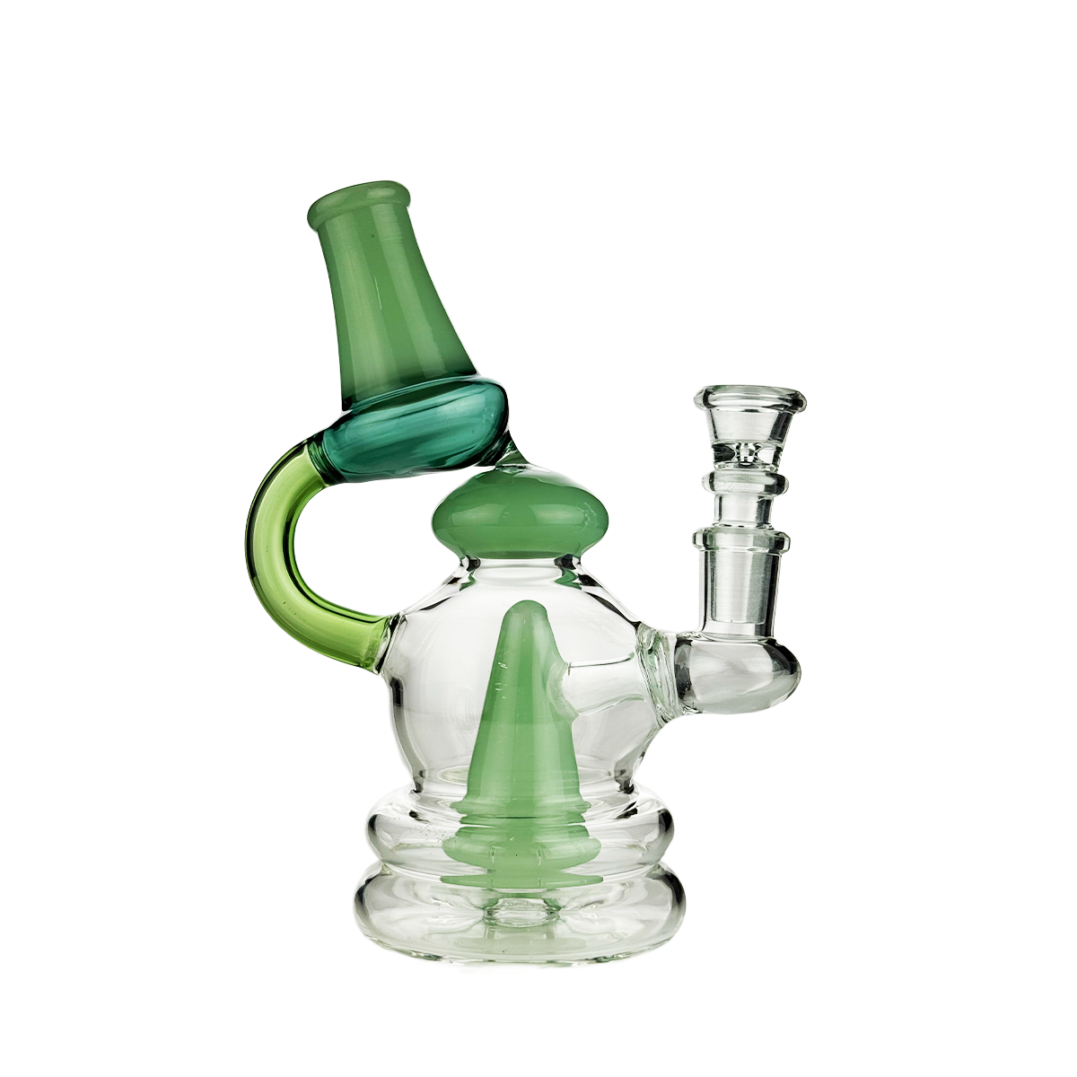 7-Inch Recycler Water Pipe with 14mm Bowl - Image 2
