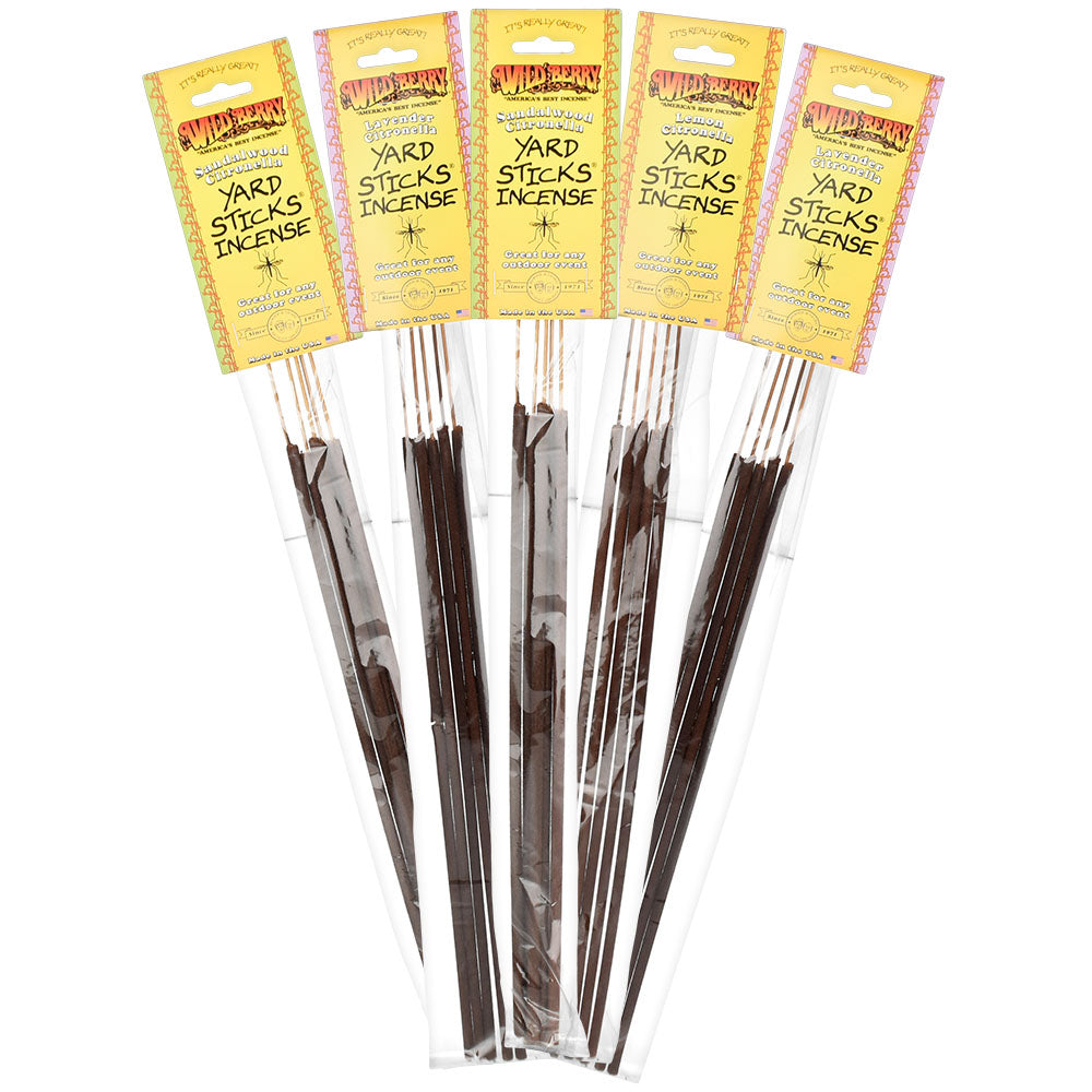 Wild Berry Citronella Yard Sticks – 19″ – 5PK – 12PC