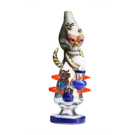 Lookah Glass 11" Cool Skull Bone Water Pipe