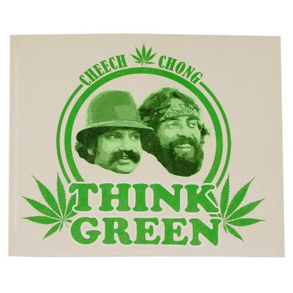 Cheech & Chong Sticker – Think Green