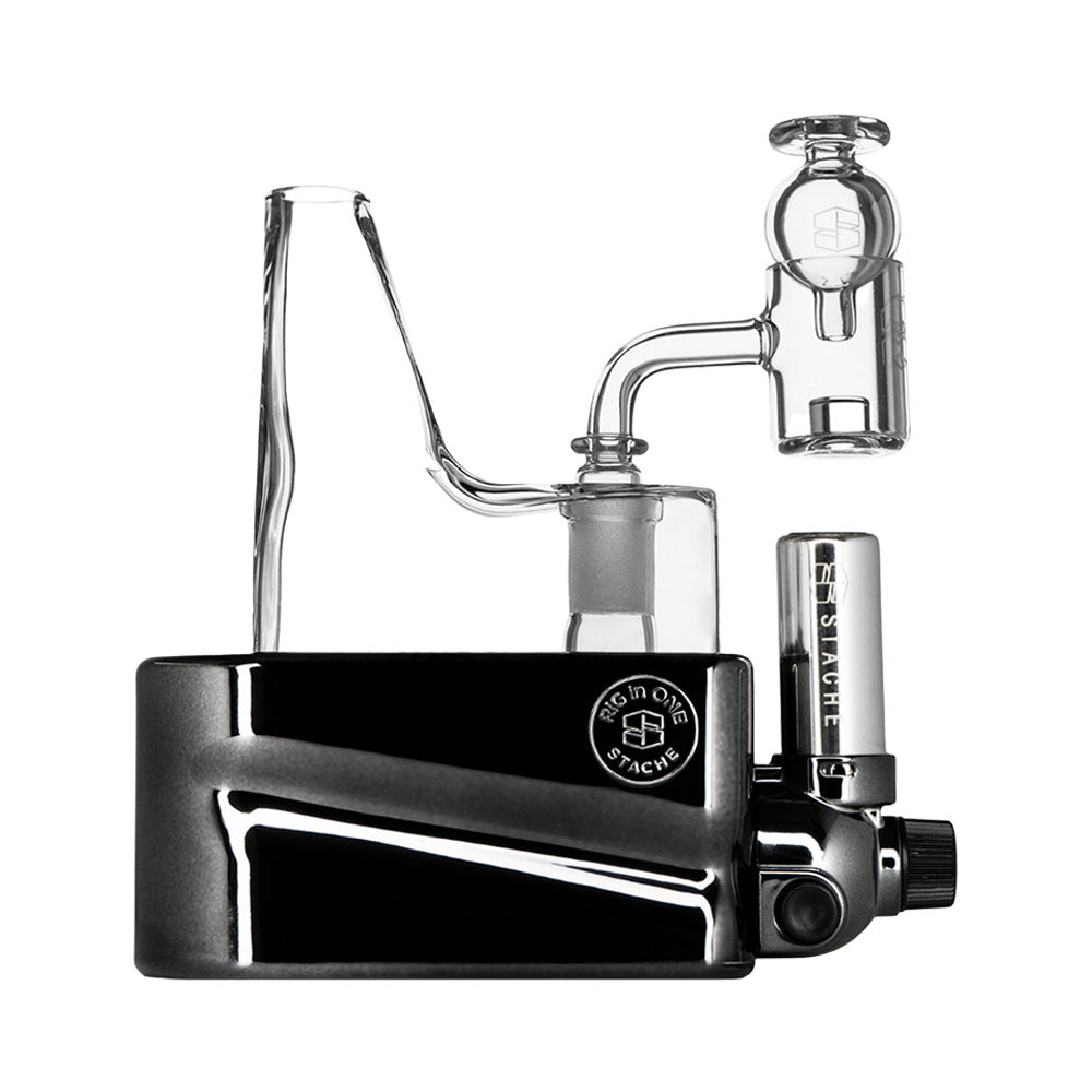 Stache Products Rig in One Onyx Limited Edition Portable Dab Rig | 6.5″