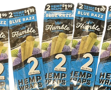 Humble Natural 2 Wraps Per Pack Blue Razz Flavor (5 Count)