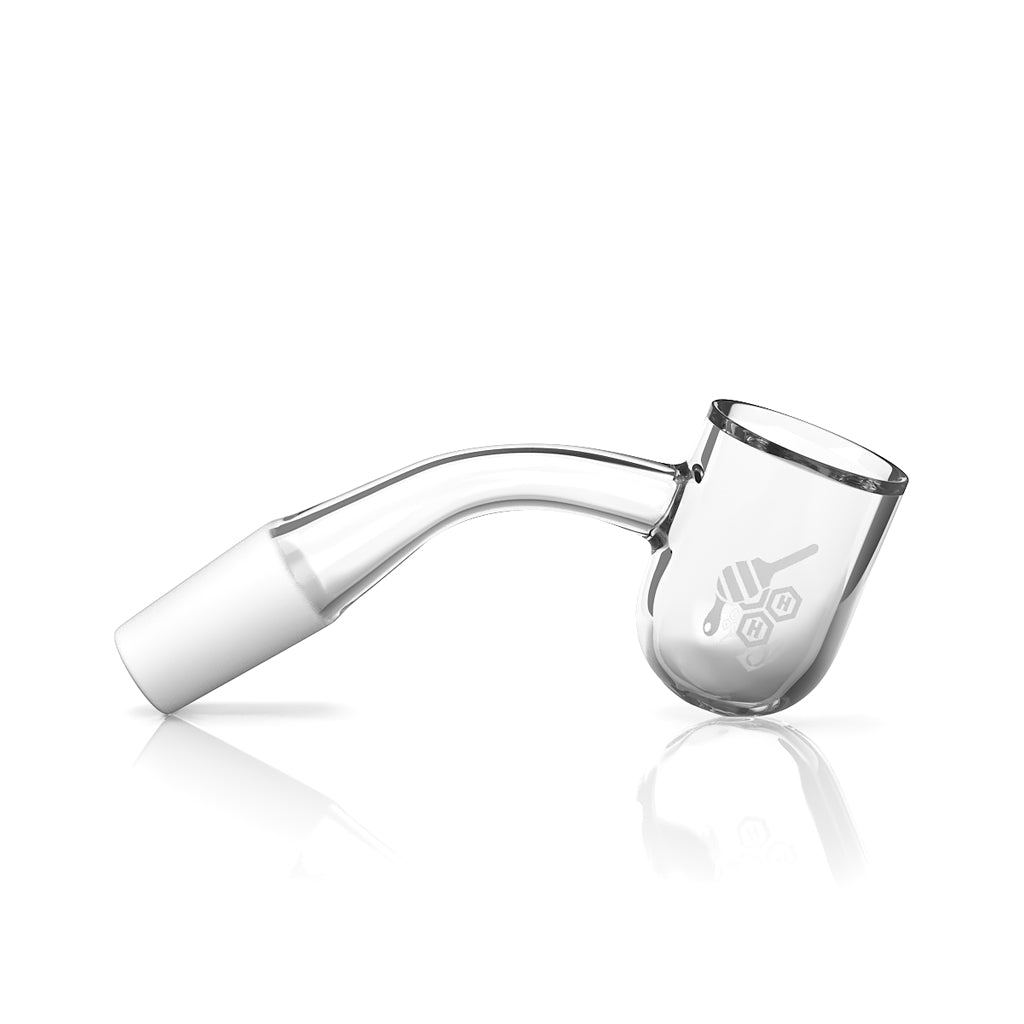 HONEY BEVEL BOWL QUARTZ BANGER – 45° DEGREE | YL