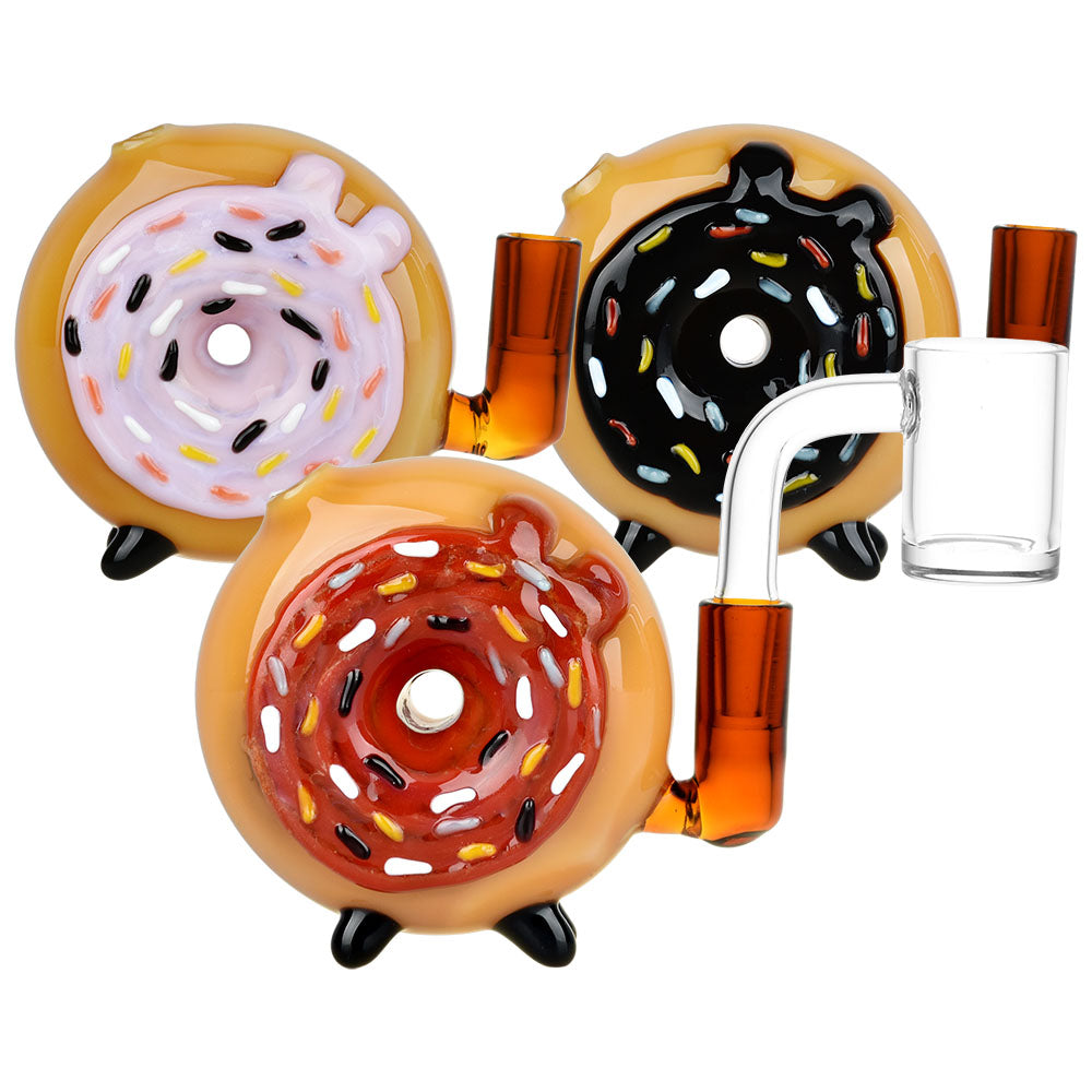 Pulsar Donut Mini Chugger Rig | 3″ | 10mm F