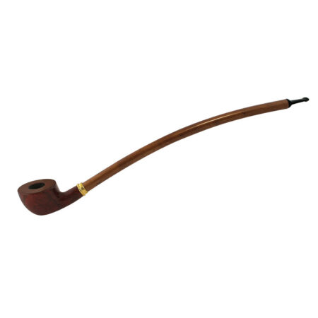 Pulsar Shire Pipes Curved Pear Cherry Wood Pipe – 15″ Long