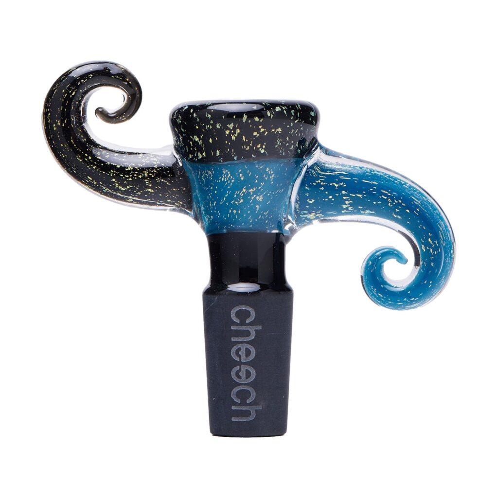Cheech Glass 2″ 14mm Dichro Horns Up and Down
