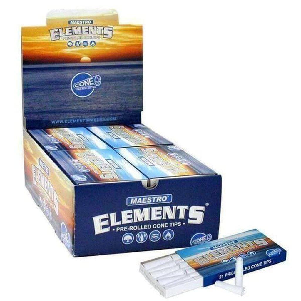 Elements Maestro Pre-rolled Cone Rolling Tips Display
