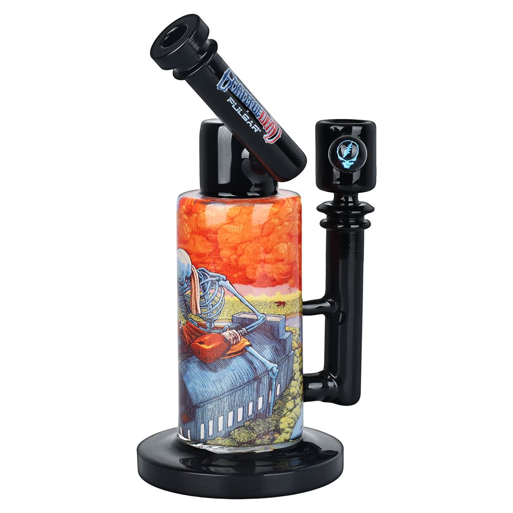 Grateful Dead x Pulsar Inside Print Water Pipe – 8.5″ / 14mm F / Boxer