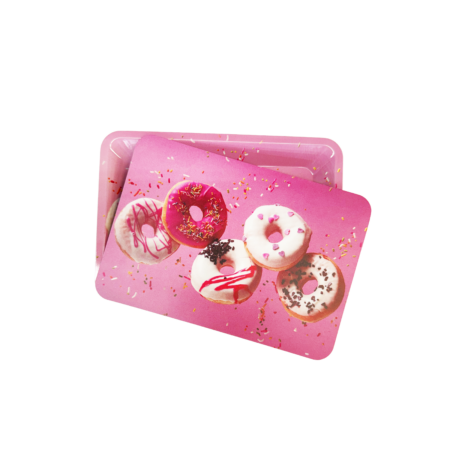 Compact Magnetic Rolling Tray with Donut Lid